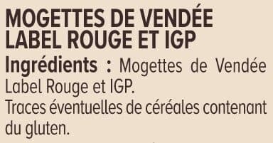 U Mogettes de Vendée IGP étui 450g packshot