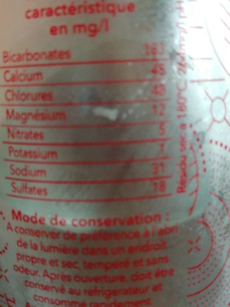 Open Food Facts Eau minerale naturelle pétillante packshot