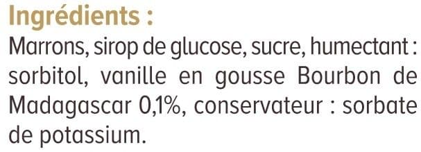 U Marrons glacés entiers aux gousses de vanille Bourbon de Madagascar ,x10 - 180g packshot