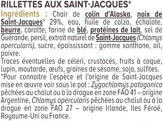 U Rillettes aux Saint-Jacques packshot