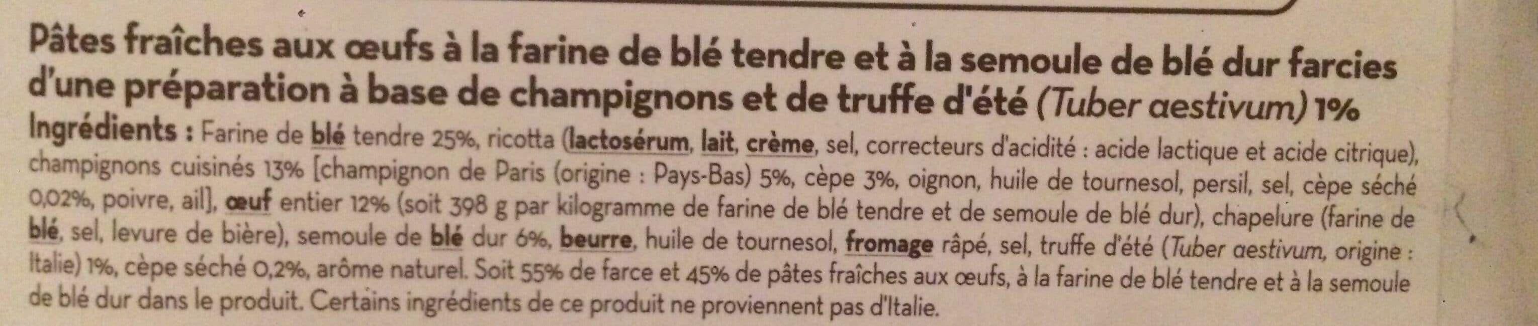 U Triangoli aux champignons & à la truffe d'été packshot
