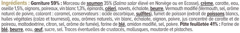 U Saumon en croûte cuisiné à l'oseille surgelé , 700g packshot