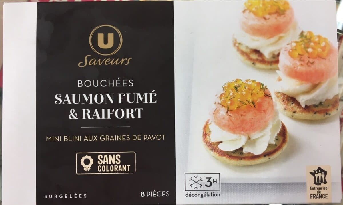 U Bouchees saumon fume packshot