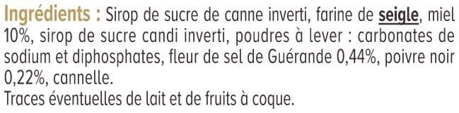 U Pain d'épices tranché poivre et fleur de sel de Guérande 150g packshot