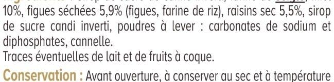 U Pain d'épices tranché figues et raisins , 150g packshot