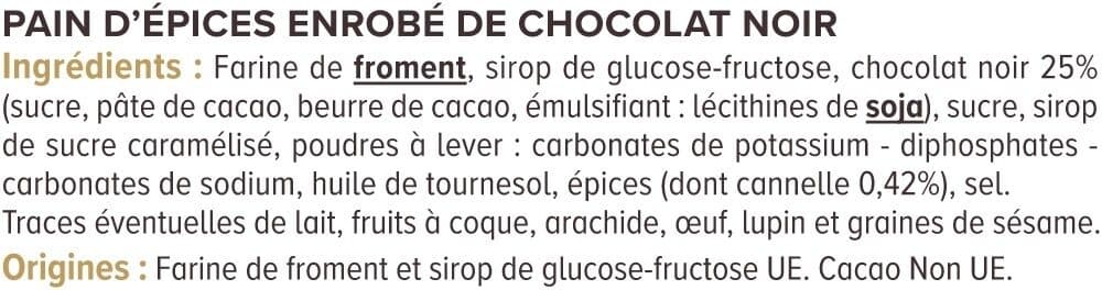 U Trio de pain d'épices au chocolat au noir Saveurs packshot