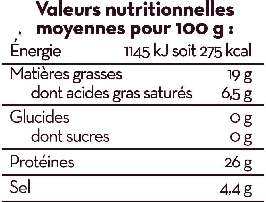 U Jambon de San Daniele 14 mois d'affinage , 70g packshot