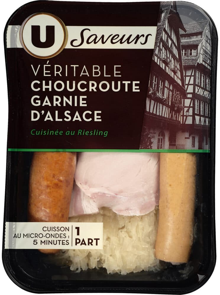 U Choucroute garnie alsacienne , 390g packshot