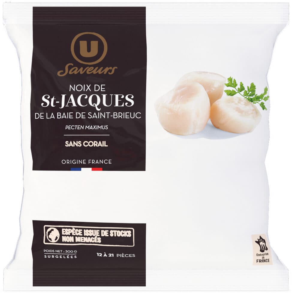 U Saveurs Noix de coquilles Saint Jacques 300g packshot