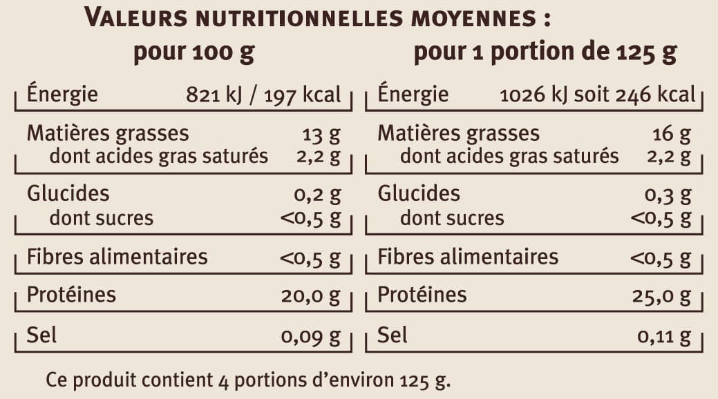 U Coeurs de filets de saumon packshot