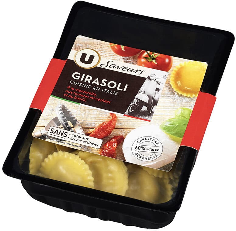 U Girasoli tomates grillées, mozzarella et basilic packshot