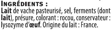 U Mimolette vieille au lait pasteurisé 29% de MG, 200g packshot