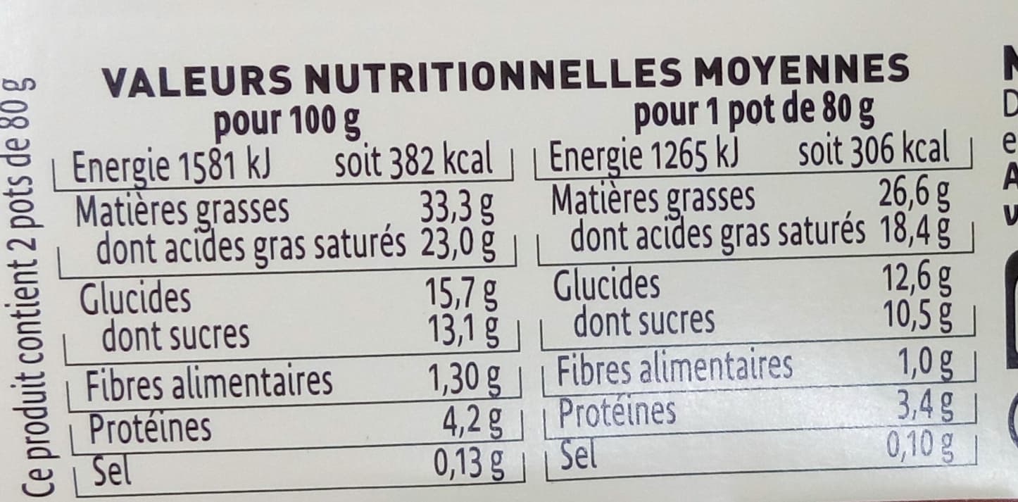 U Mousse au café packshot
