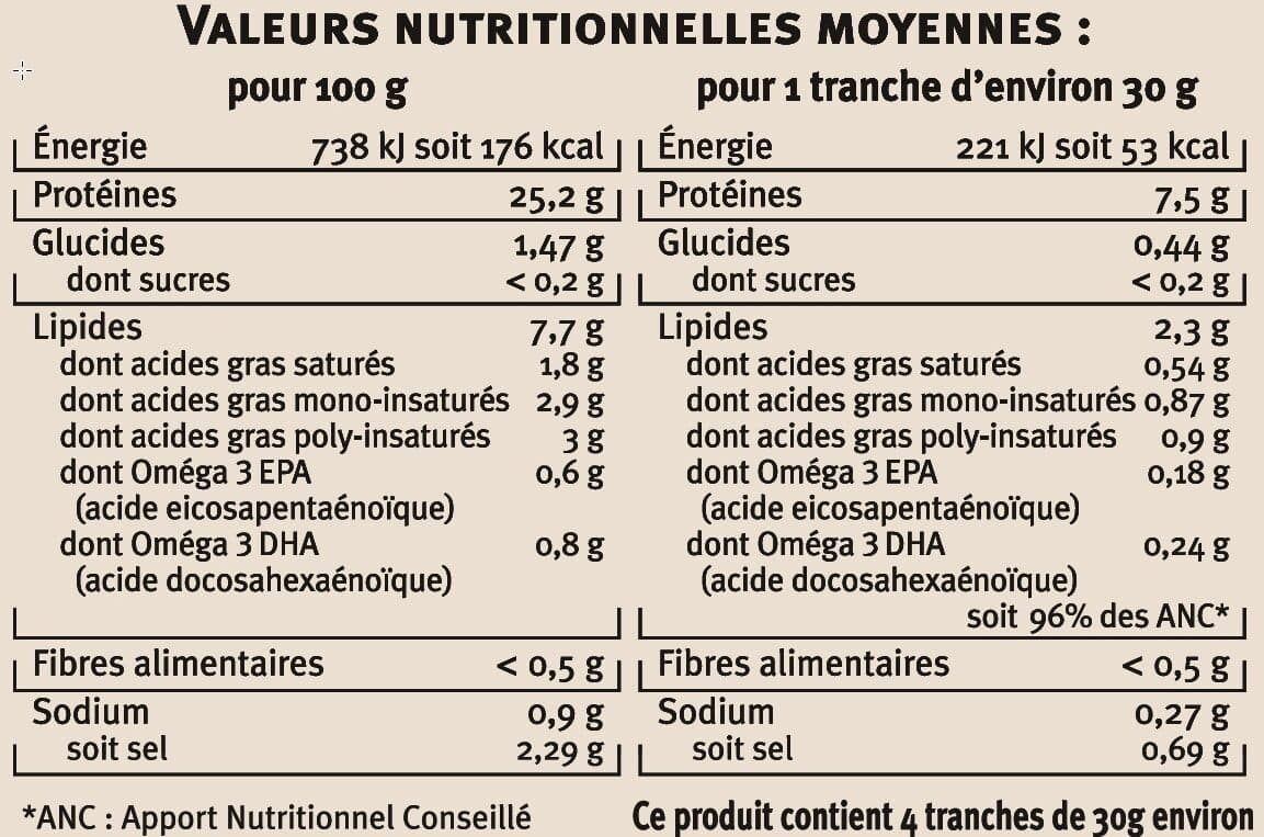 U Saumon de France fumé aux bois d'arbres fruitiers packshot