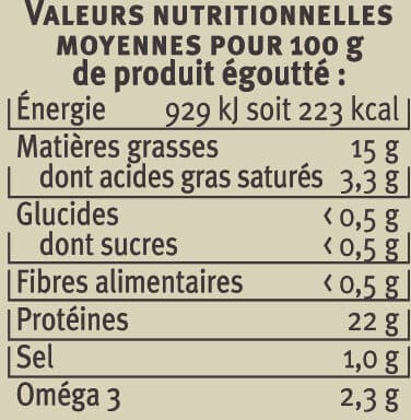 U Sardines millésimées à l'huile d'olive vierge extra , 115g packshot