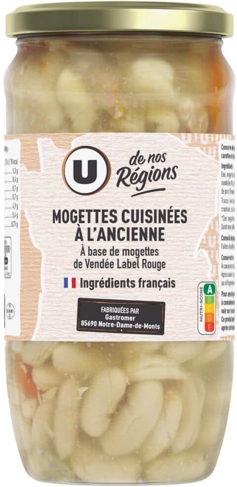 U Mogettes cuisinés à l'ancienne - Bocal 530g packshot