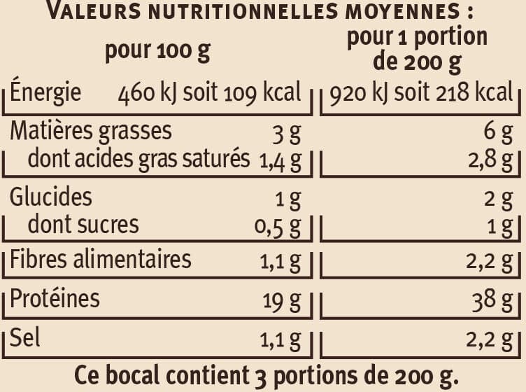 U Tripes à la mode de Caen pot en verre 600g packshot