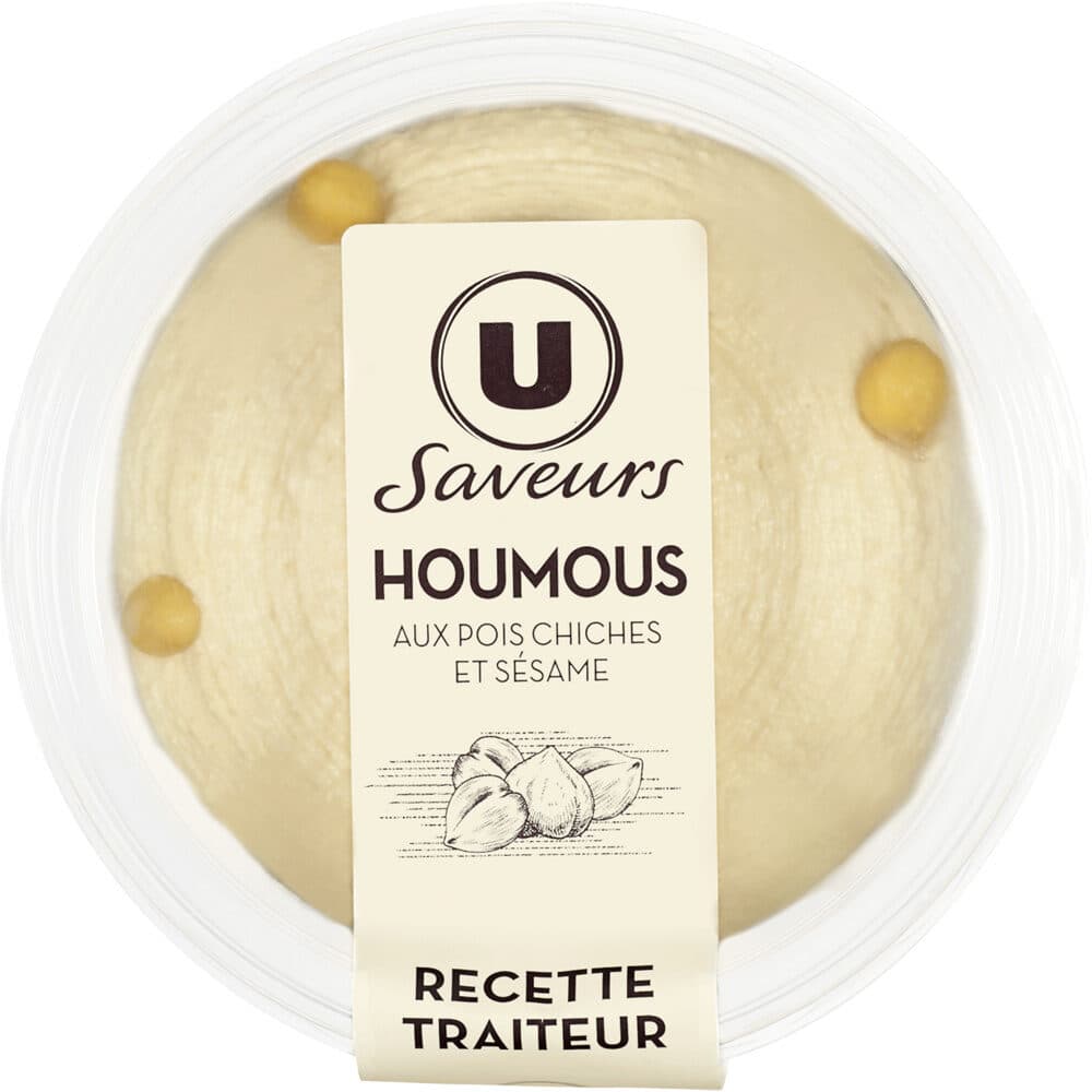U Houmous au pois chiches et sésame 200g packshot