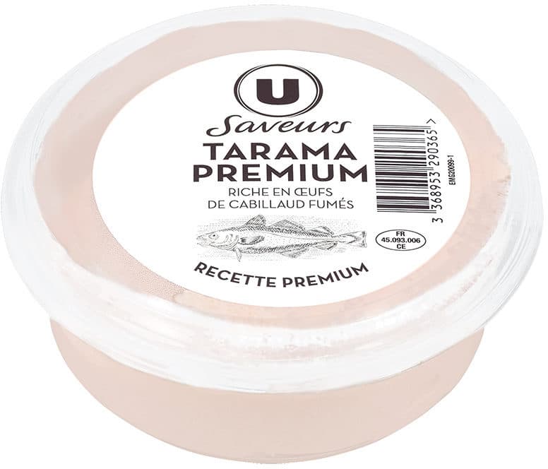U Tarama premium aux oeufs de cabillaud packshot