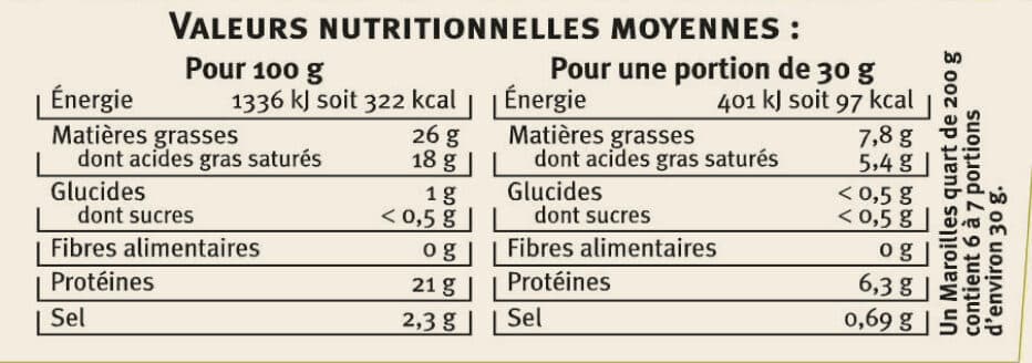 U de nos Régions Quart Maroilles AOP au lait pasteurise 26%mg packshot