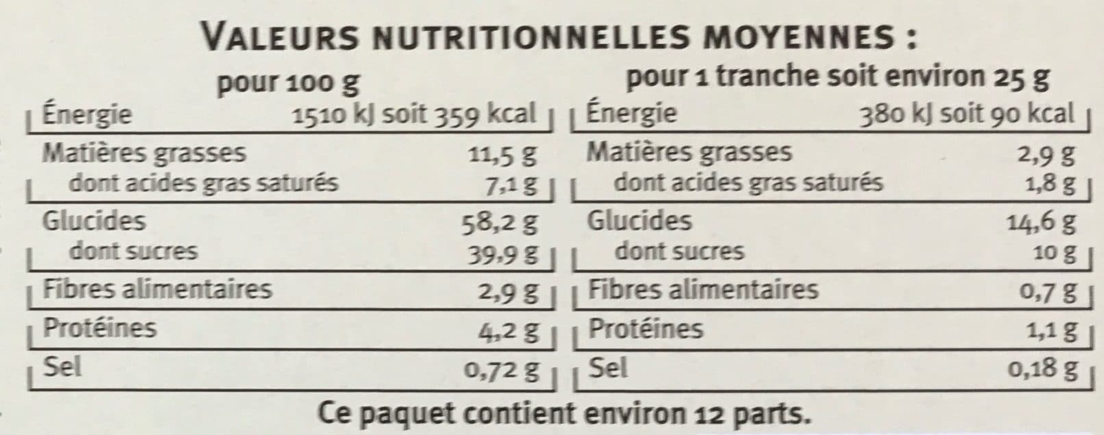U Cake aux fruits pur beurre packshot