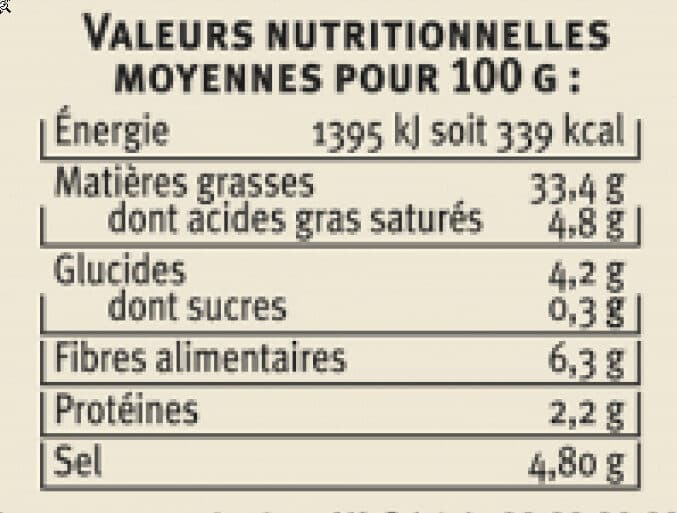 U Tapenade noire packshot