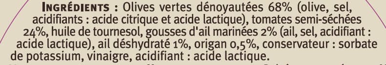 U Olives et tomates semi séchées 150g packshot