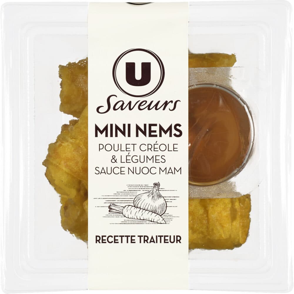 U Mini nems au poulet créole packshot