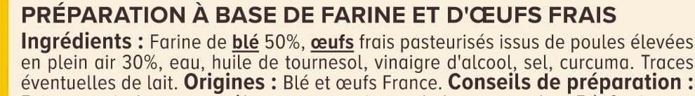 U Saveurs Spaetzle aux oeufs frais packshot