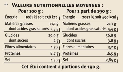 U Pizza à base de sauce aux champignons et à la truffe blanche d'été 1,08% et arome truffe packshot