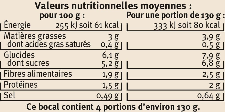 U Tajine de légumes aux amandes et pruneaux packshot