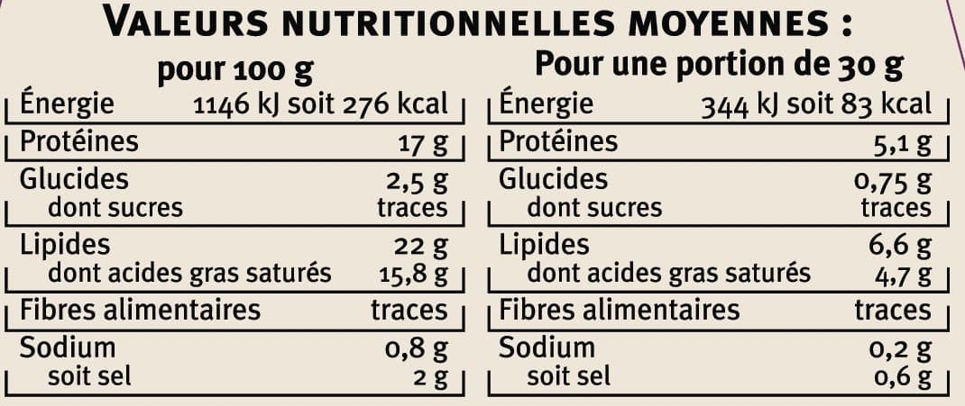 U Chaource AOP au lait thermisé 22% de MG, 250g packshot