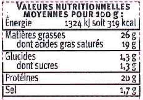 U Crottin de Chavignol AOP lait cru 26%mg - 2x60g packshot