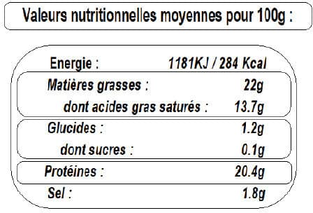 U Camembert de Normandie AOP au lait cru 22%MG, 250g packshot