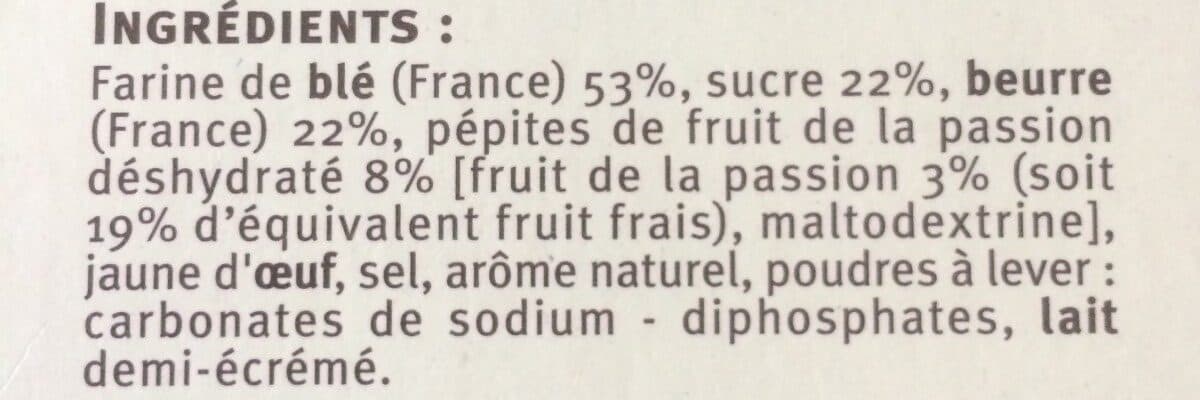 U Galettes fruit de la passion packshot