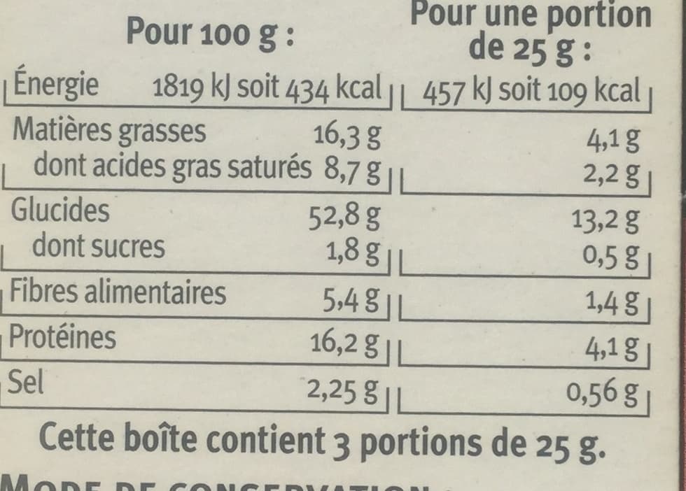 U Mini croustillants au beurre au jambon packshot