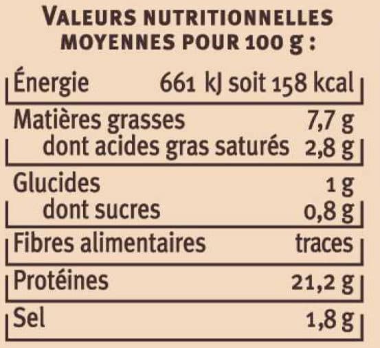 U Véritable jambon persillé de Bourgogne au vin blanc packshot