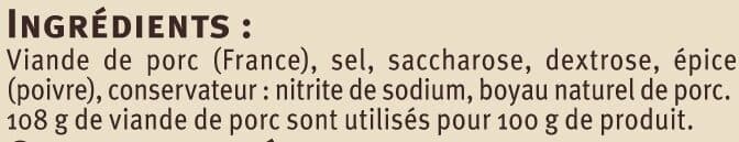 U Saucisse de Morteau IGP cuite - x350g packshot