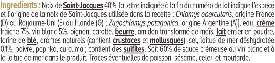 U Cassolette de Saint Jacques surgelée , 300g packshot