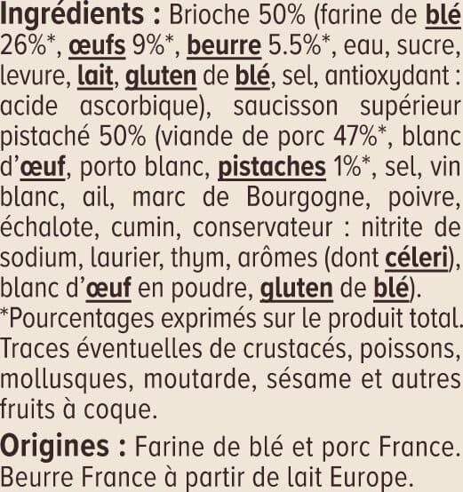 U Brioche au saucisson Spécialité Lyonnaise 400g packshot