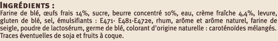U Gâche pur beurre à la crème fraîche 400g packshot