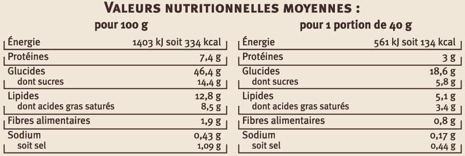 U Gâche pur beurre à la crème fraîche 400g packshot
