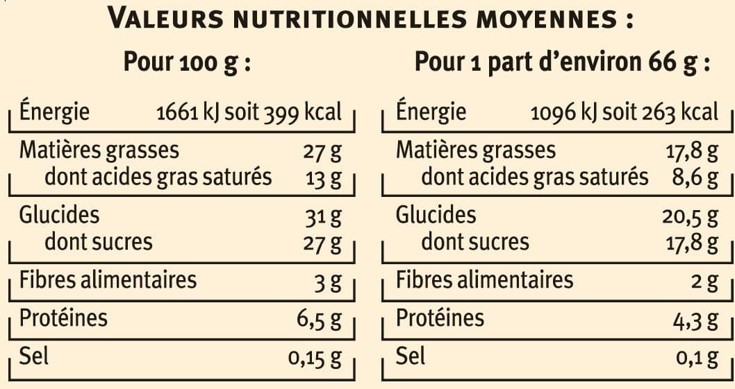 U Croquant aux 2 chocolats packshot