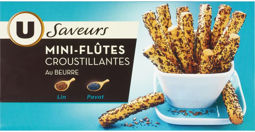 U Mini flûte de pavot et lin sachet de 100g packshot
