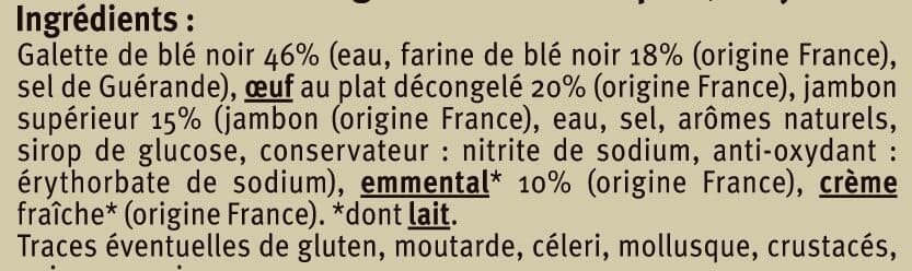 U Galette garnie complète, 195g packshot