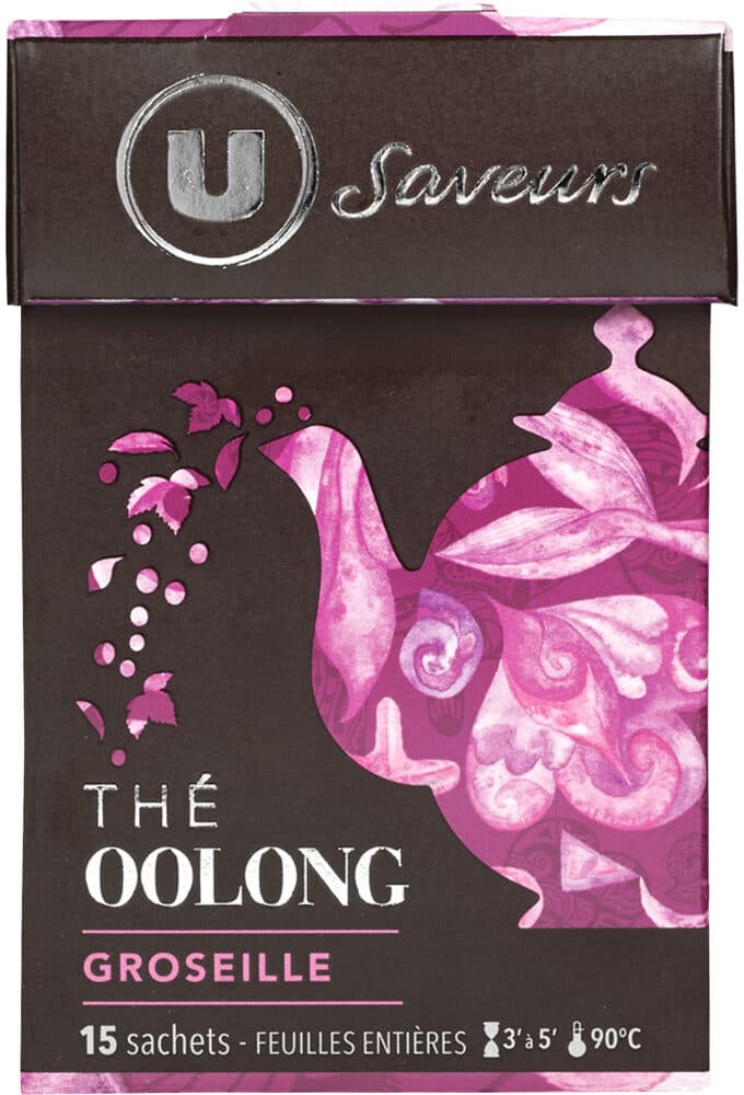 U Thé Oolong à la groseille saveurs packshot