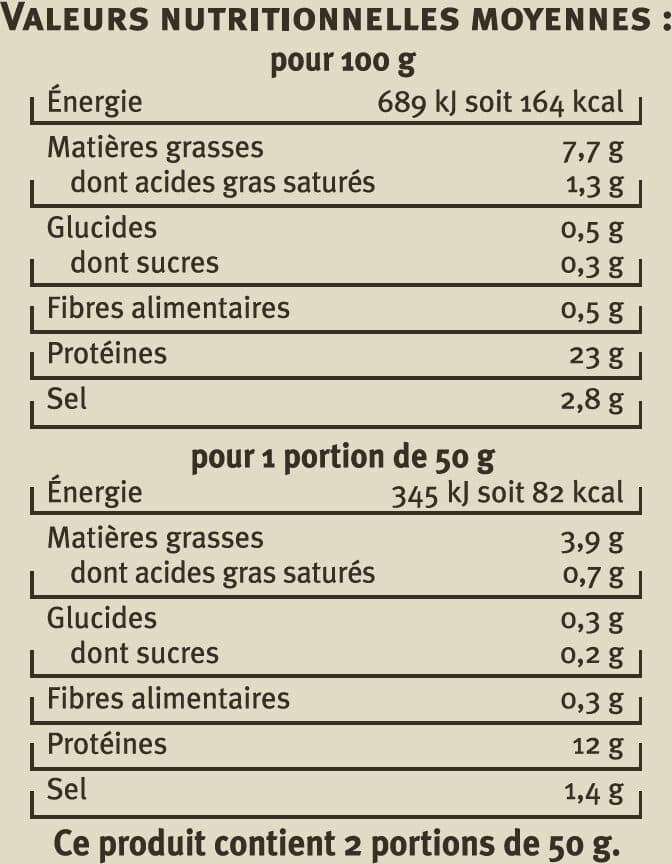 U Emincés de truite fumée saveurs packshot