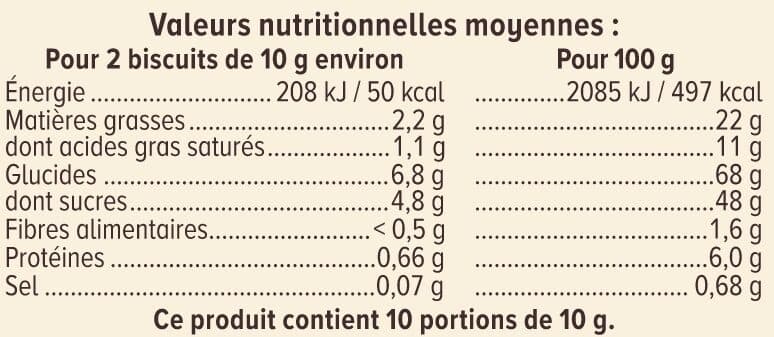U Crêpes dentelles de Bretagne enrobées chocolat au lait UDNR 100g packshot