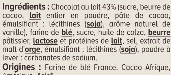 U Crêpes dentelles de Bretagne enrobées chocolat au lait UDNR 100g packshot
