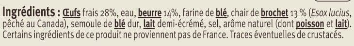 U Quenelles au brochet 320g packshot